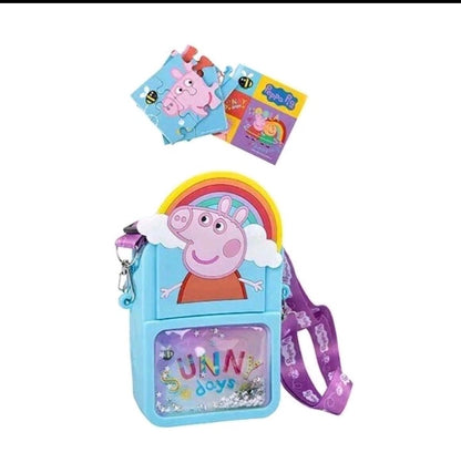 Peppa Pig Messenger Bag - Puzzle - Stickers 