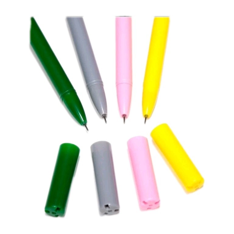 Set of 4 Official Minecraft Fine Tip Pens with Silicone Toppers