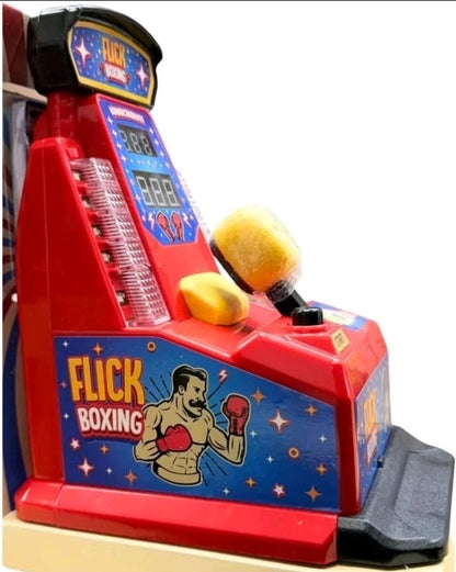 Games Hub Flick Boxing Mini Arcade Game Tabletop Punch Machine Electron