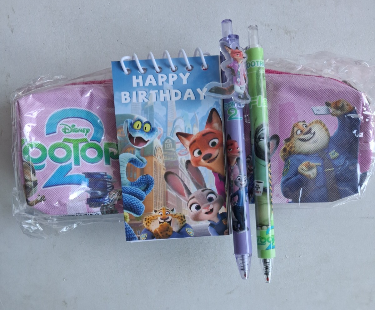 Disney Zootopia 2 Stationery Set Party Favours – Choose Your Colour!