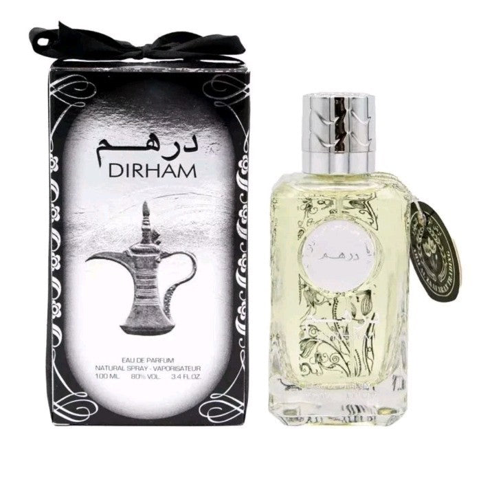 Dirham SILVER 100ml BY ARD AL ZAAFAAN Perfume + FREE BODY SPRAY
