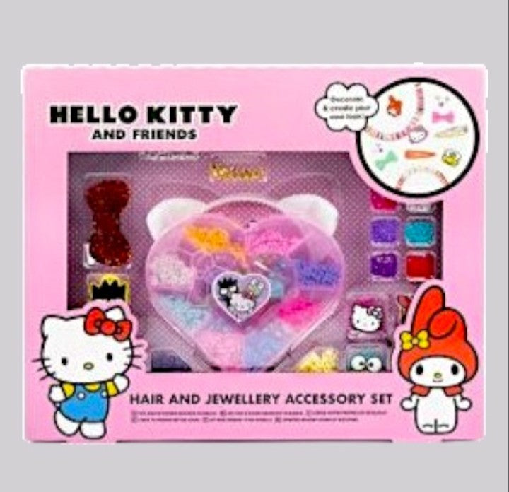  Hello Kitty and Friends Hair & Jewellery Making Set Beads, Charms And More