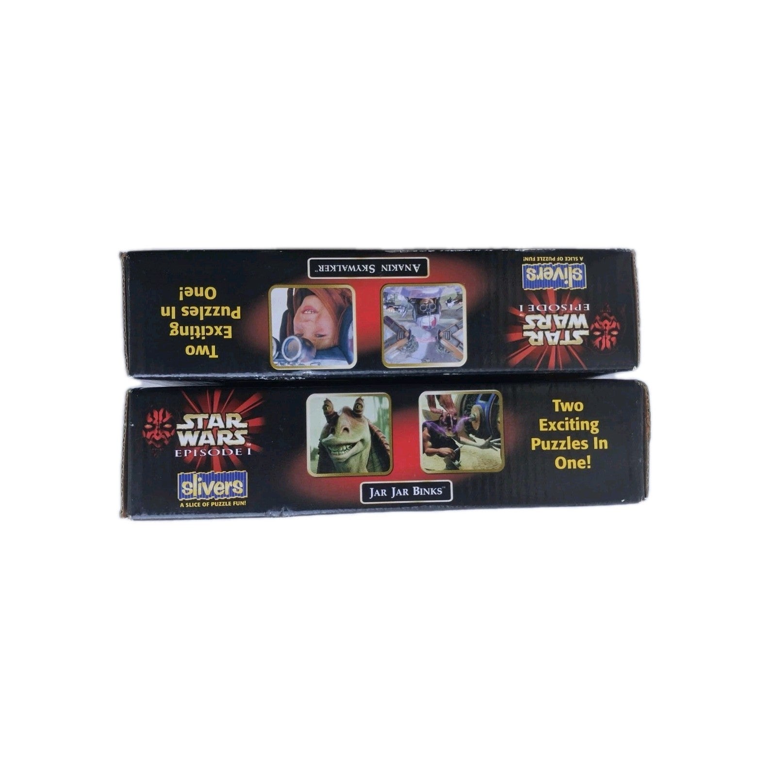 Star Wars Episode I  Puzzles Jar Jar Blinks & Anakin Skywalker - Vintage 1999