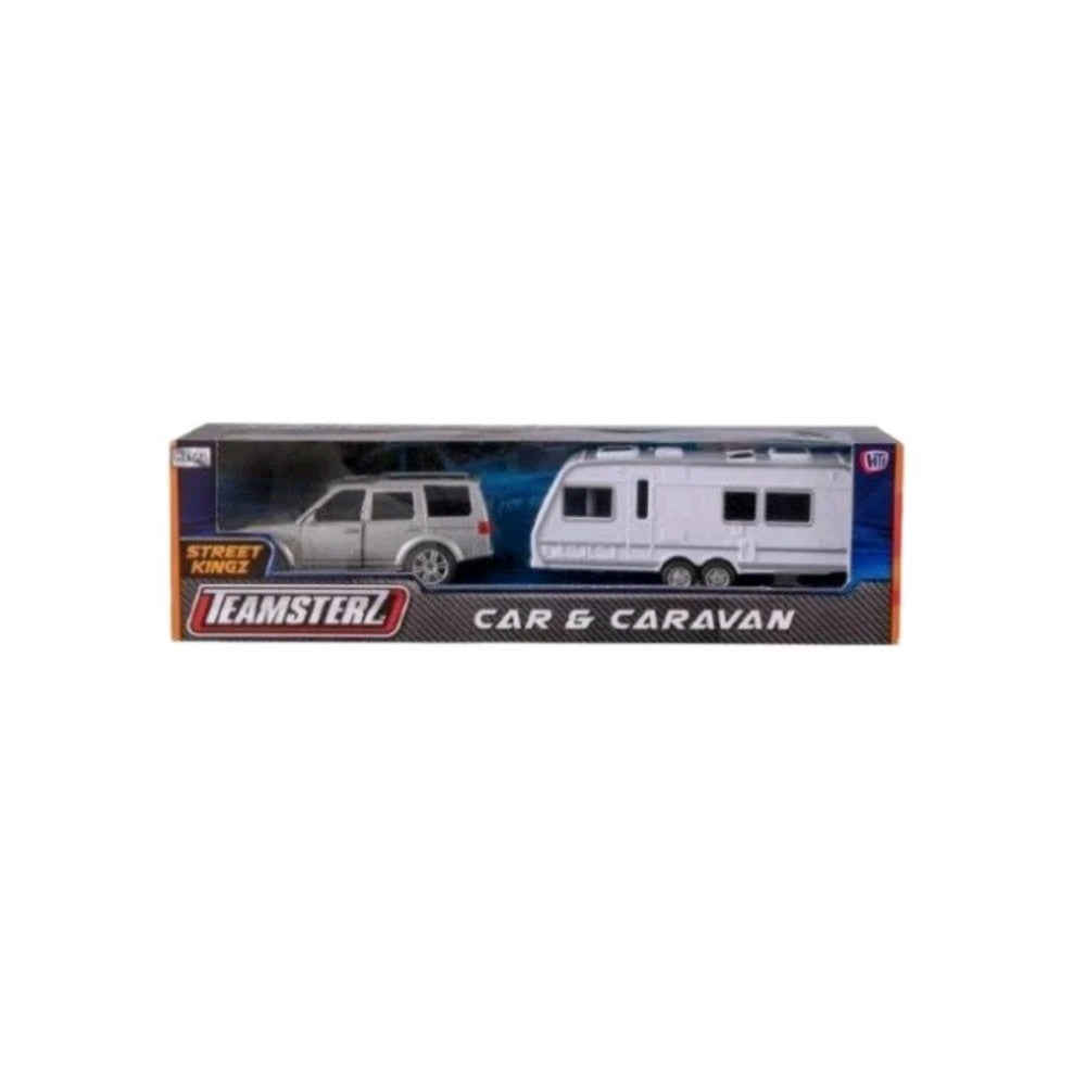 Teamsterz Car and Caravan Vehicle Toy DieCast Opening Doors Kids Children Gift