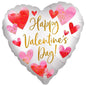 Valentines Day Foil Balloons For That Somebody Special: Heart, Marble, Abstract