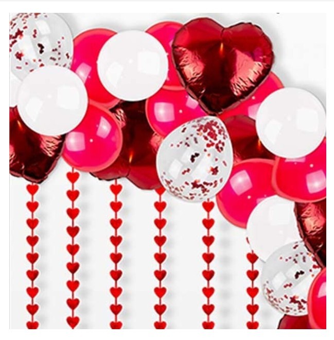 VALENTINES DAY BALLOON ARCH KIT WITH PUMP