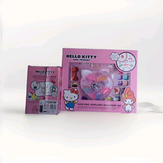 Hello Kitty Bundle -  PYO Figure & Jewellery Making SET 