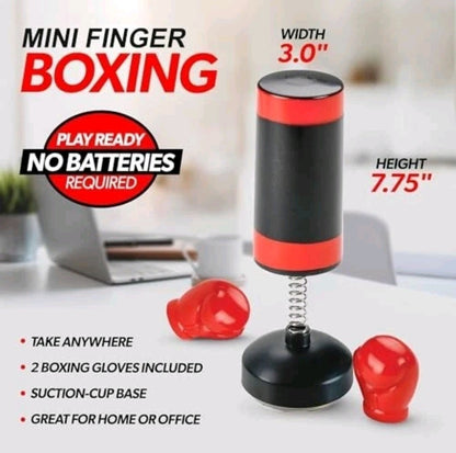 Finger Boxing Game - Mini Boxing Bag with Finger Gloves