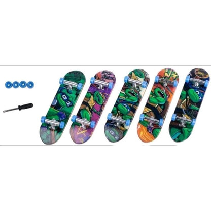 *BRAND NEW* Teenage Mutant Ninja Turtles TMNT Pack Of 5 Finger Skateboards