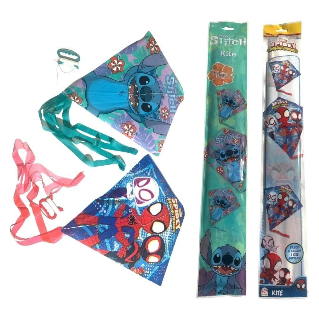 Licensed Kites Disney Stitch - Disney Jr Spidey And Friends – 57cm x 55cm