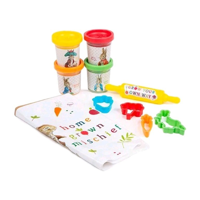 Peter Rabbit Dough Kids Childrens Modelling Clay Kit Activity Craft Play Set Toy