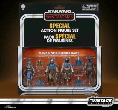 STAR WARS TVC Mandalorian Shriek-Hawk, The Mandalorian 3.75 Inch  4 Figures Inc.