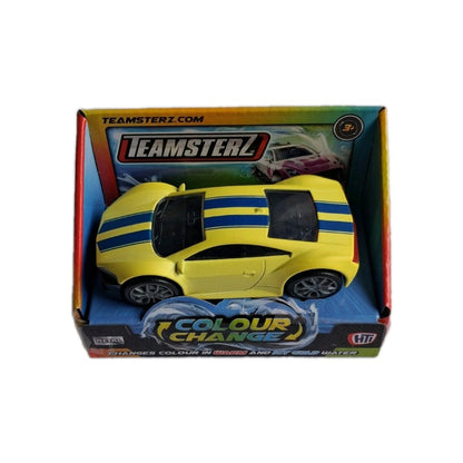Teamsterz Colour Change Cars: 4" High Quality Metal Racing Cars - Display Ready