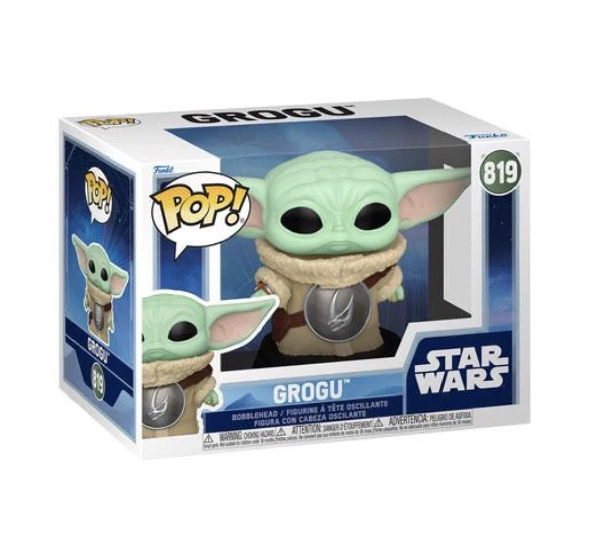 Star Wars The Mandalorian & Grogu Funko Pop Exclusive Grogu With Armour #819