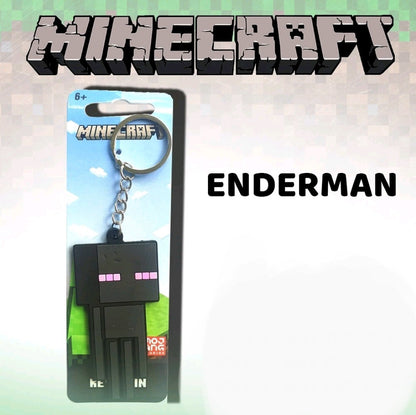 Official Licensed Minecraft 2D Soft PVC Keyrings (Choose Character)