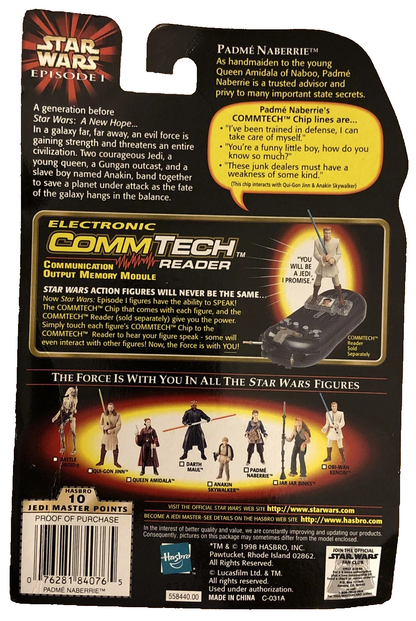 Star Wars Episode 1 - Padme Naberrie - Commtech Chip - Action Figure - MOC