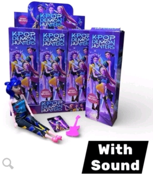 K-Pop Demon Hunters –Singing Fashion Doll Collectible Figure ( ASSORTED DESIGNS)