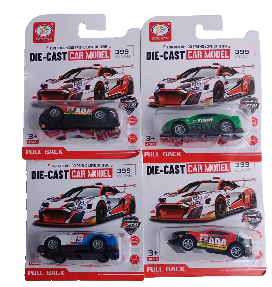 Pull Back Racing Die Cast car