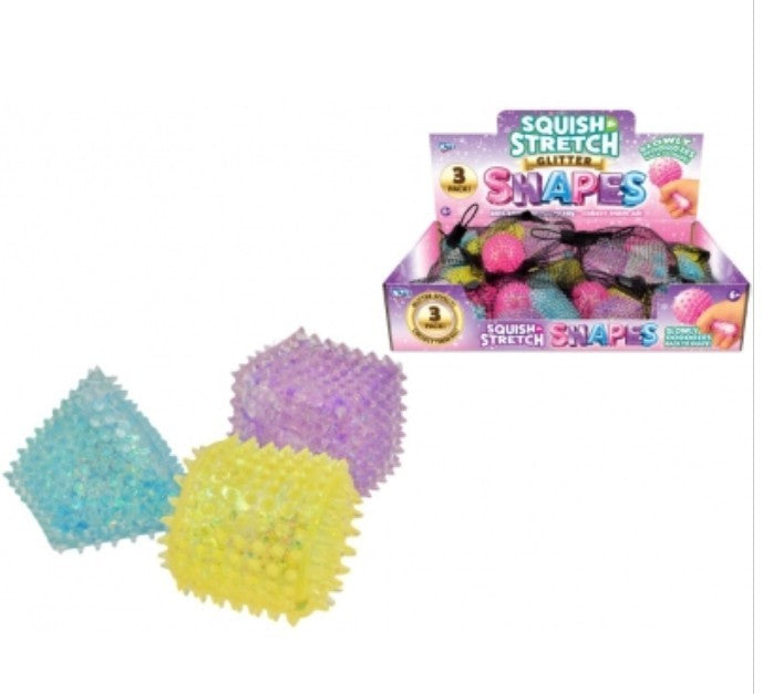 3PC SQUISHY SUGAR MALOTOSE SQUEEZESHAPES (NETTED)