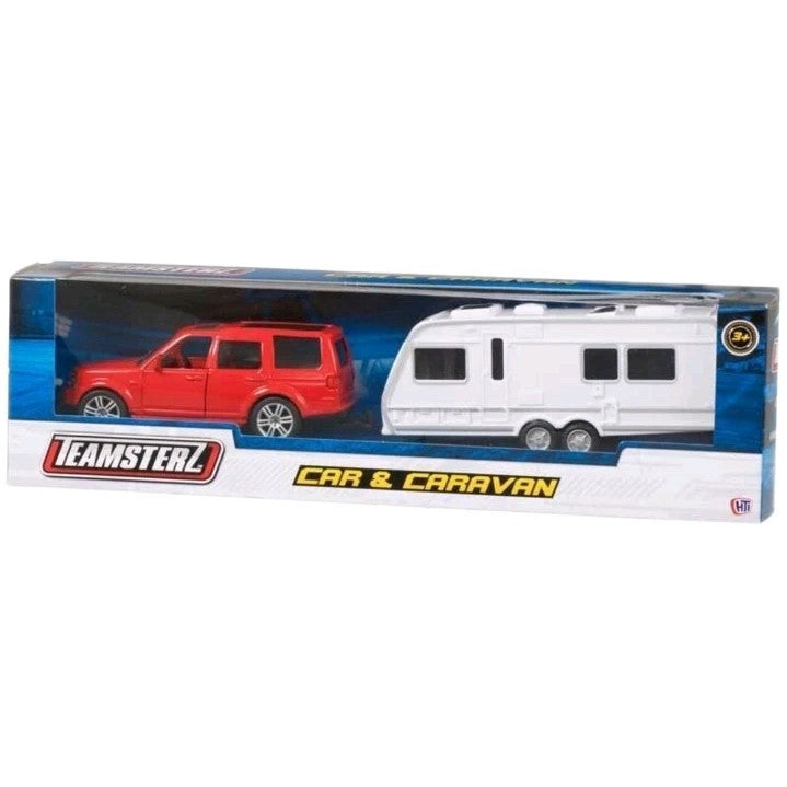 Teamsterz Car and Caravan Vehicle Toy DieCast Opening Doors Kids Children Gift