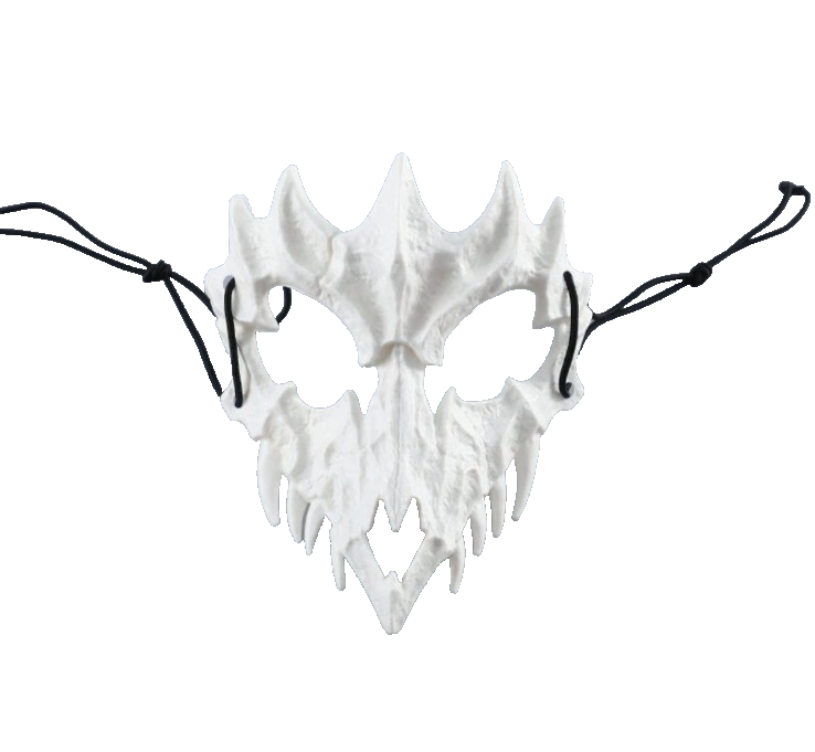 Fantasy Creature Bone Skull Cosplay Half-Masks - Multi-Variation Set