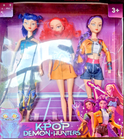 Netflix K-pop Demon Hunters Dolls - Musical Cosplay Figure -Moveable Joint