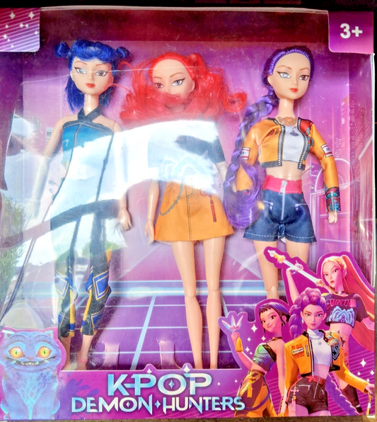 Netflix K-pop Demon Hunters Dolls - Musical Cosplay Figure -Moveable Joint
