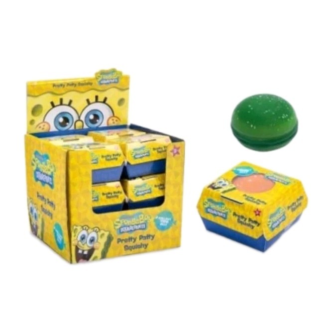 OFFICAL NICKELODEON SPONGEBOB SQUARE PANTS CRABBIE PATTIE SQUISHY 