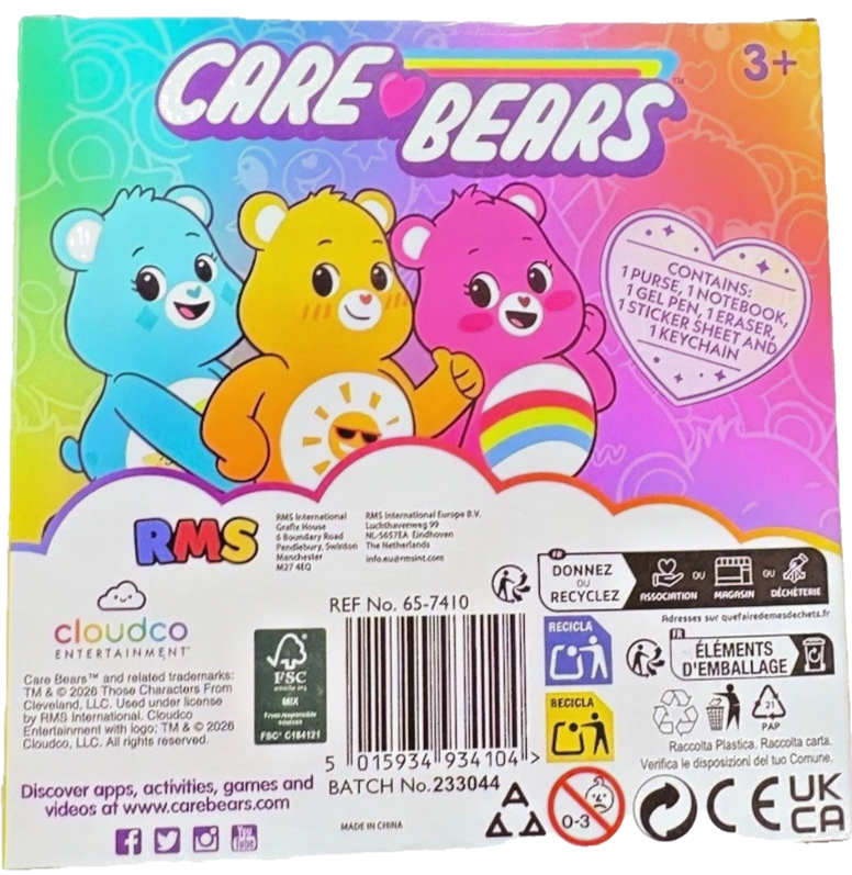 Care Bears Stationery Plush Surprise - Mystery Blind Box Assortment