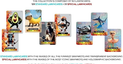 Italian Brainrot LAMINCARD Trading Cards: Single Cards From £1.50 - Cards #31-60