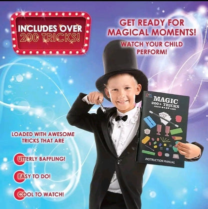 ToyVelt Magic Tricks Set For Beginners with Over 200 Tricks and Instructions
