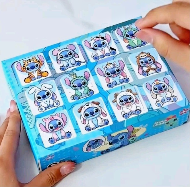 Disney Stitch: Vinyl Plush Pendant Surprise Blind Includes X12 keychains Per Box
