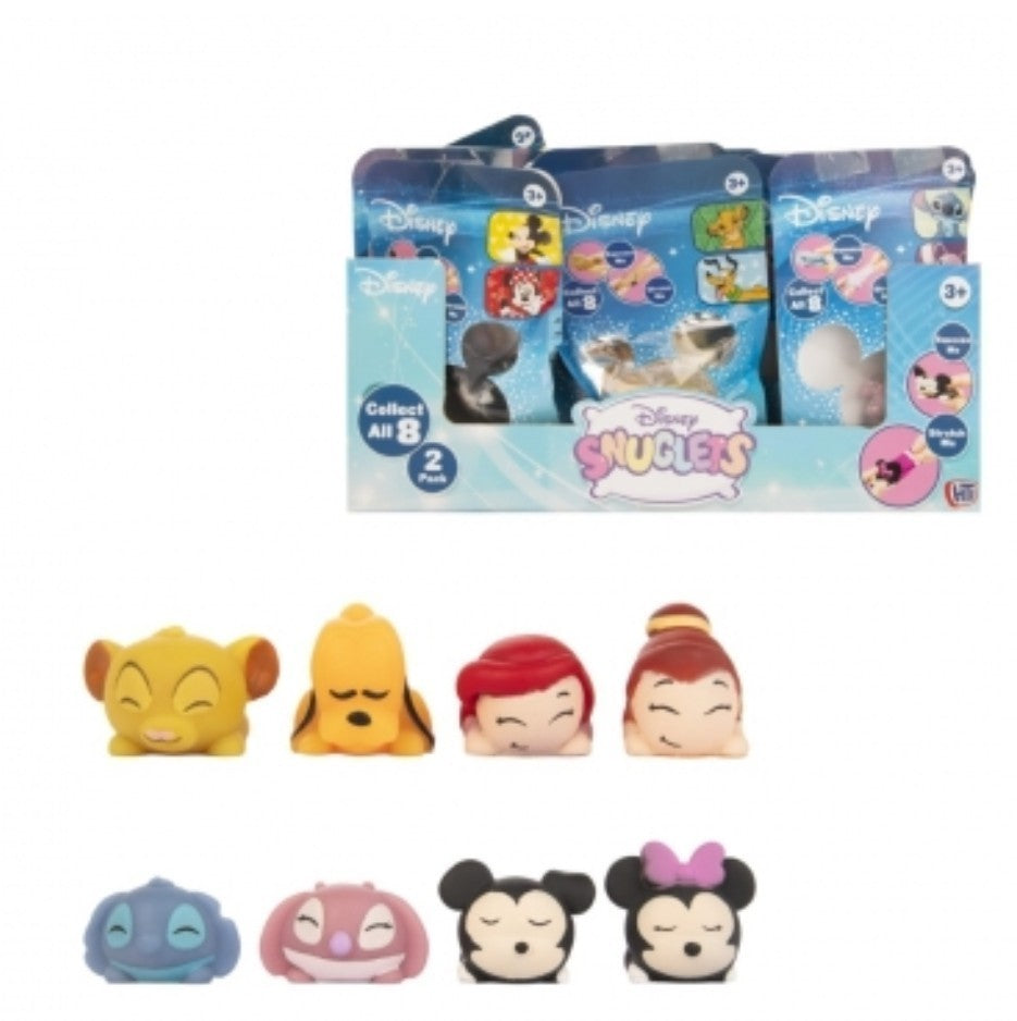 X1 Disney Snuglets Squishy Mini Figures – Collectible Sensory Toys