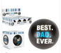 BEST DAD EVER - Stress Ball - In Box Farthers Day Gift 7cm