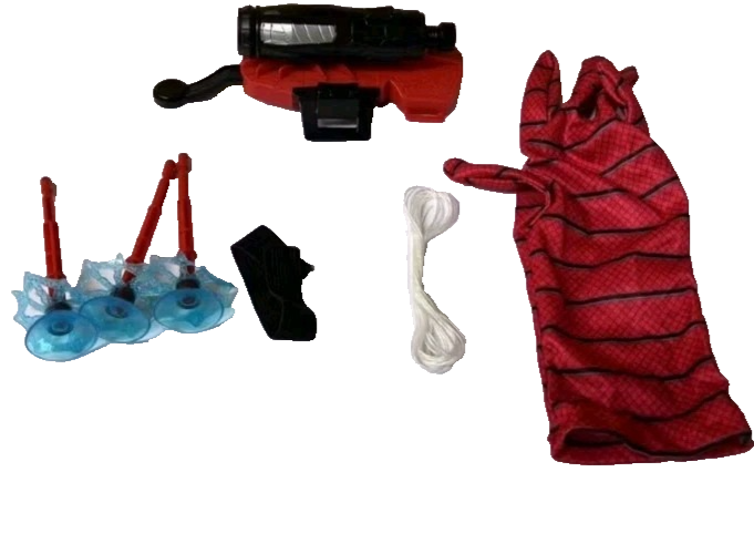 Kids Spider-Man Cosplay Costume Boys Tobey Maguire Fancy Dress Web Shooter Set