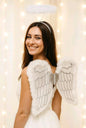 Adult Dress Up - Angel Wings And Halo - Fancy Dress Costume  