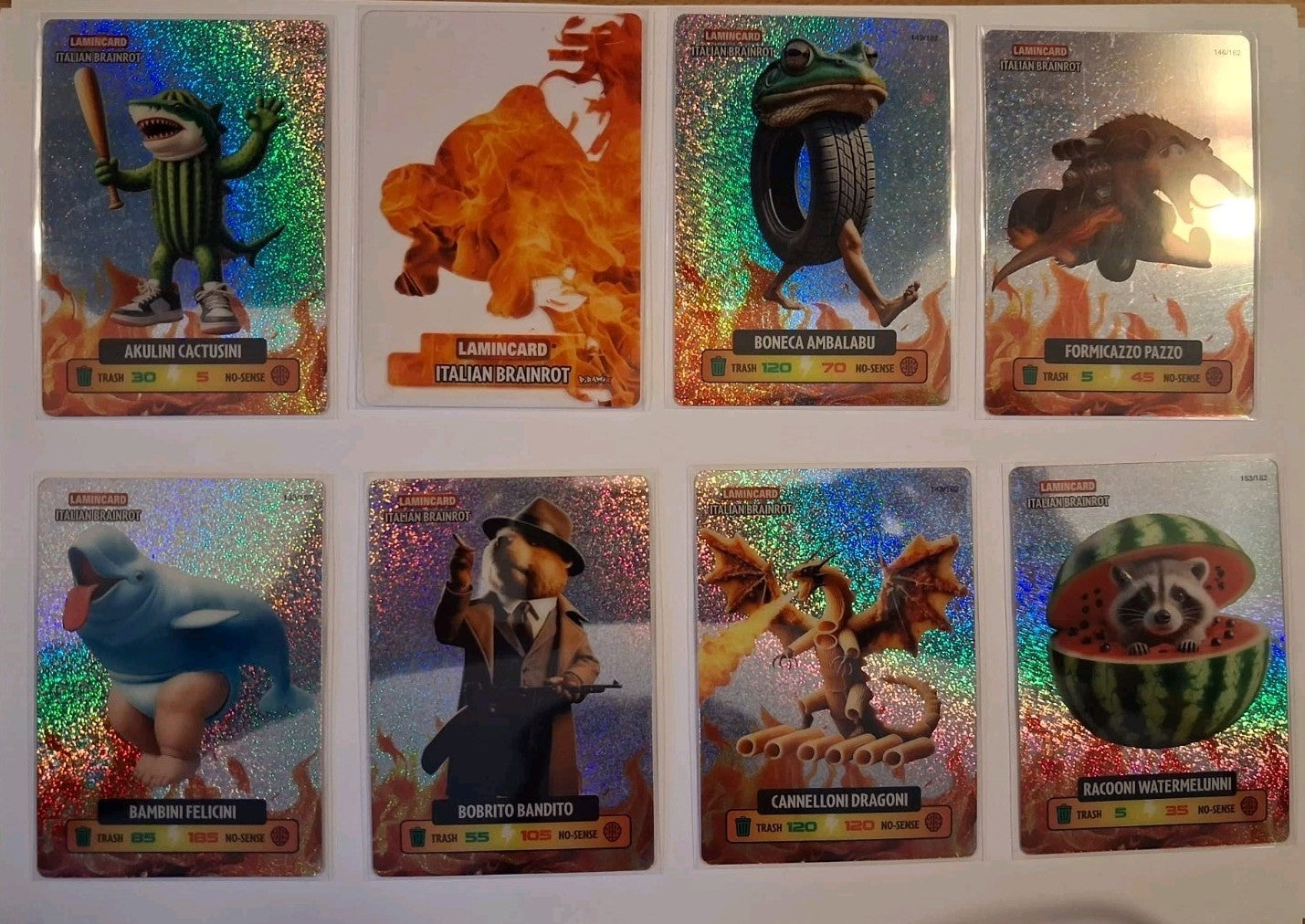Italian Brainrot LAMINCARD Trading Cards: Single Cards #130-162 From £4.99