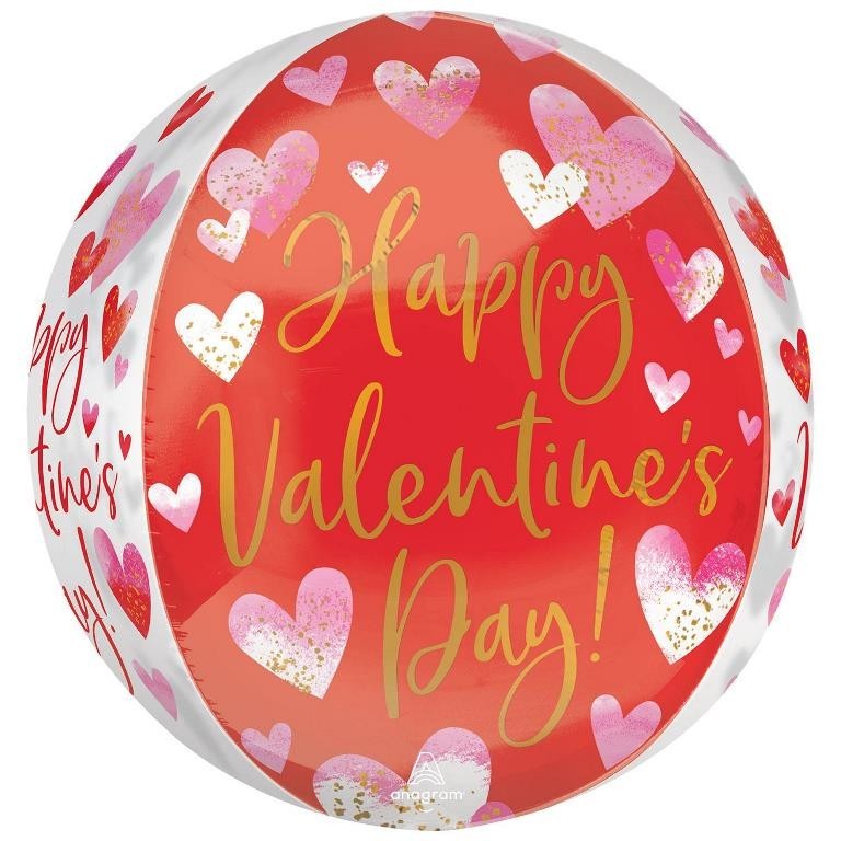 Valentines Day Foil Balloons For That Somebody Special: Heart, Marble, Abstract