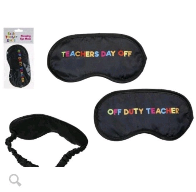 Thank You, Best Teacher Gift Present, Teachers Day Off  / Off Duty Teacher Masks