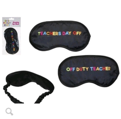 Thank You, Best Teacher Gift Present, Teachers Day Off  / Off Duty Teacher Masks