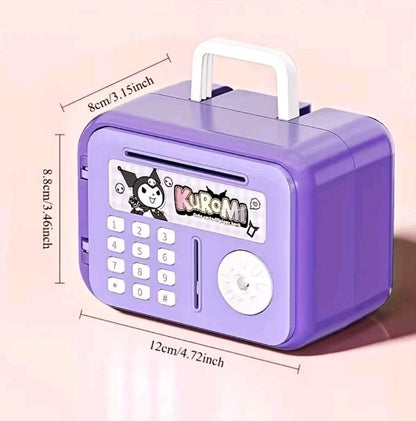 Hello Kitty & Kuromi Electronic ATM Savings Machine - Password Lock Money Boxes
