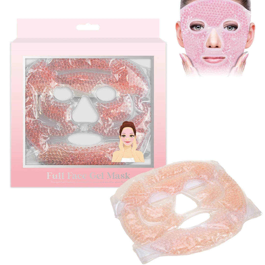 Cooling Gel Face Mask - Cold Pain Headaches- Stress Relief Muscle Relaxing Sleep