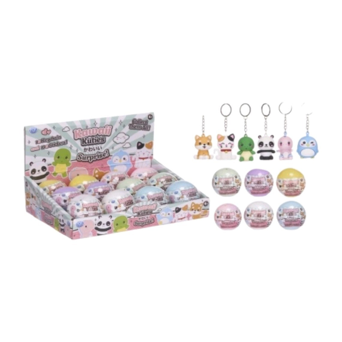 Kawaii Kuties Surprise! Mystery Blind Capsule Keychain / Figure 5.5mm 