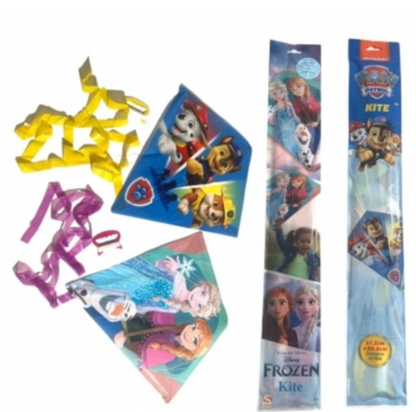 Licensed Kites Disney Frozen -  Nickelodeon Paw Patrol – 57cm x 55cm