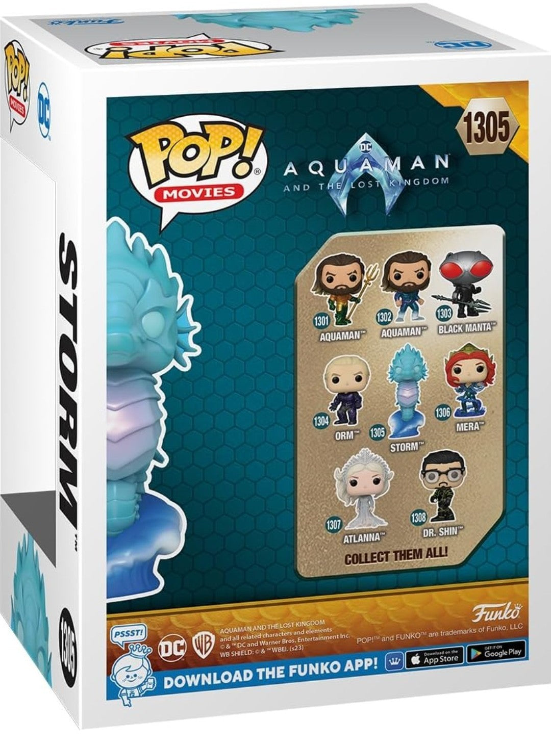 Aquaman and the Lost Kingdom Storm Pop Movies #1305 Vinyl Figure Funko