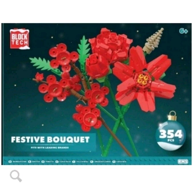 Block Tech Festive Bouquet Builds Bouquet 354 pcs