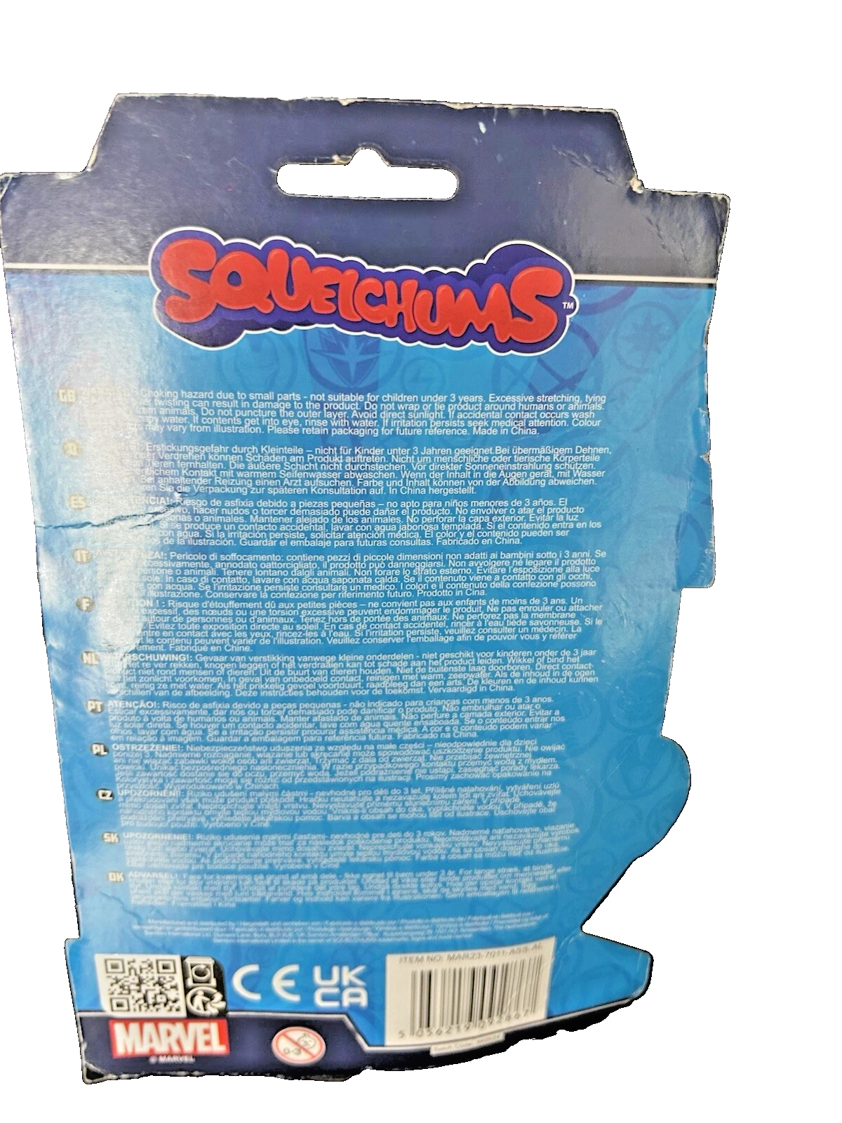 Marvel Squelchums Spider-Man – Squeeze & Stretch Fidget Toy (Bubble Filling)