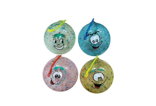 Inflatable Confetti Face Sented Ball with Keychain 