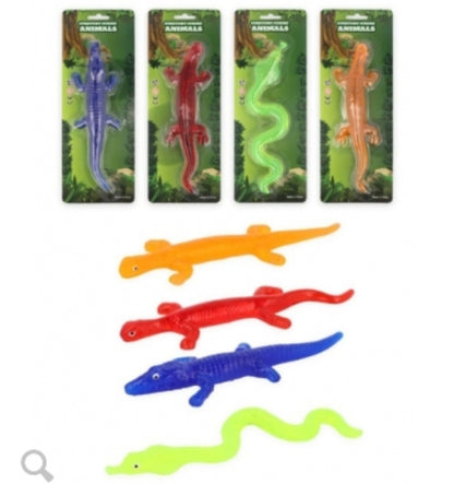 Stretchy Sticky Reptile Toys (Assorted Colors)
