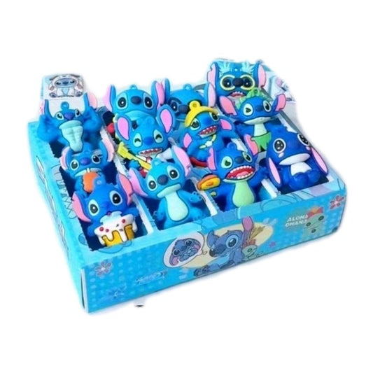 Disney Stitch: Vinyl Plush Pendant Surprise Blind Includes X12 keychains Per Box